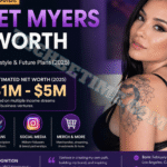 Violet Myers net worth 2025 infographic showing income sources, career, and estimated wealth