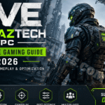 Game EveBioHazTech PC futuristic gameplay scene on gaming computer