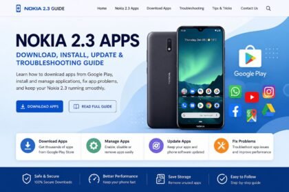 Nokia 2.3 apps