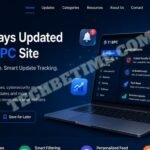 TXEPC site dashboard showing real-time technology updates