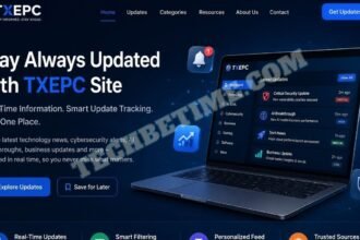 TXEPC site dashboard showing real-time technology updates