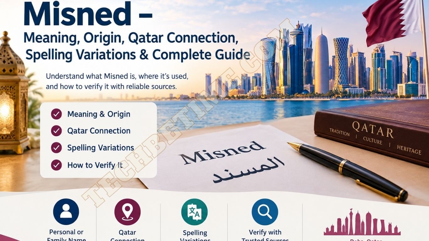 Misned meaning, Arabic origin, and Qatar connection