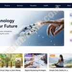 TheSindi Com website featuring technology, finance, business, education, health and lifestyle content
